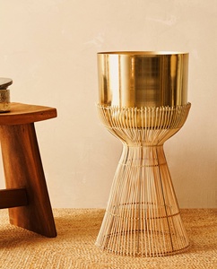 Handmade <b>Planters</b> Customized Design Decorative <b>Planters</b> Rattan Peel <b>Planters</b> Flower Pots with Stand for Indoor Outdoor Plants - Product Image 2