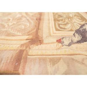 ผ้าปูผนังลายจีน (ประมาณปี 1990) สีเขียว/สีน้ำตาลบรอนซ์ ผ้าปูผนังตกแต่ง - Product Image 3