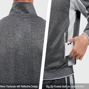 2025 conjuntos de chándal deportivo ropa de entrenamiento Zip Up sudaderas con capucha Tech Fleece Sweatsuit Jogging Sweat para hombres trajes de rendimiento - Product Image 6