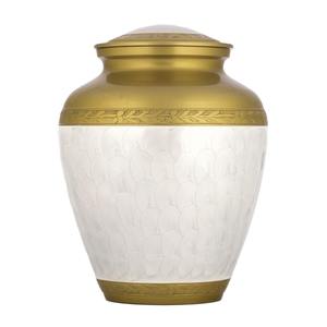 Urnes en métal Directeur funéraire Urnes de crémation en laiton pour cendres Fournitures funéraires Urnes de crémation - Product Image 1