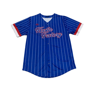Camiseta de béisbol personalizada OEM talla grande sublimación Impresión digital cosida transpirable con su propio diseño - Product Image 4
