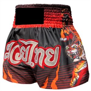 Pantalones cortos impresos de diseño personalizado Kick Boxing Muay Thai MMA con técnica de lavado por sublimación para entrenamiento de lucha boxeo pantalones cortos OEM - Product Image 3