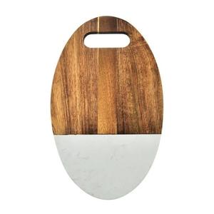 Tabla de cortar de madera de acacia Cocina Tabla de cortar de acabado de mármol de uso diario Bloques de cortar sostenibles a precio mayorista - Product Image 2