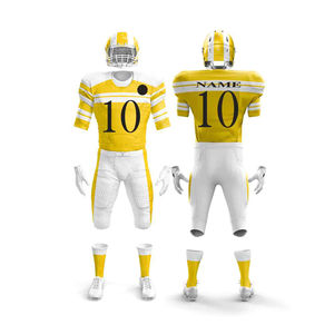 2024 meilleure vente hommes Football américain uniforme XL haute tacle sergé Sublimation Technique jeunesse tacle sergé uniformes haut - Product Image 2