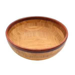 Fabricant de bols de service en bois d'acacia, mangue Nouveau design Bol de service à salade naturel personnalisé Décoration de mariage Maison et cuisine - Product Image 6