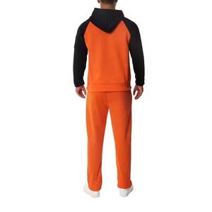 Survêtement de sport personnalisé de haute qualité pour hommes, ensemble de survêtements de jogging à manches longues pour l'hiver, survêtement bicolore - Product Image 2