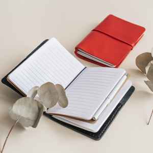 Couverture de carnet de notes d'affaires vintage A5/A6 en cuir véritable, résistante aux odeurs, robuste, confortable, multifonctionnelle et rechargeable - Product Image 1