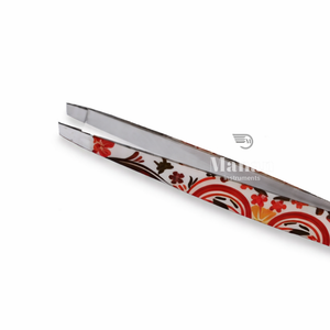 Pinzas Profesionales de Acero Inoxidable de Primera Calidad para Cejas, Punta Inclinada, Depilación, Diseño Floral, Herramienta de Belleza - Product Image 4
