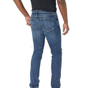 Pantalones vaqueros transpirables de Color sólido para hombre de la mejor calidad, nueva moda, gran oferta, ropa de calle, pantalones vaqueros para hombre - Product Image 3