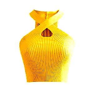 Dames solide. Hauts en rotin SEXY pour femmes, 8 couleurs, vêtements à la mode, fabrication en vrac, en inde - Product Image 3