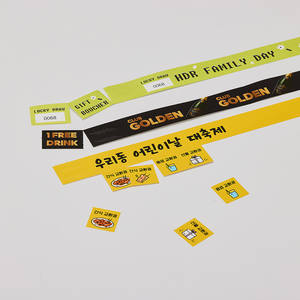 [Pulsera AnyWristband] Pulsera de Tyvek Personalizada para Eventos, para Entradas a Bebidas, con Código de Descuento Desprendible, Pulsera Desprendible - Product Image 1