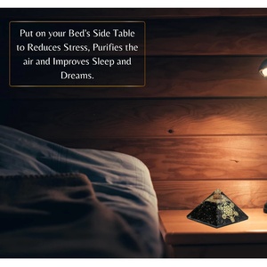 La mejor calidad Shungite Gemstone Orgone Metatron Artículo decorativo pulido ecológico Decoración de vacaciones Navidad al por mayor - Product Image 4