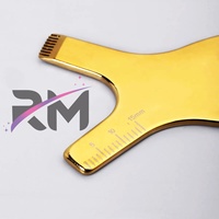 RMI acier inoxydable cils peigne outil de maquillage pour Lash Lift cils maquillage beauté outil fournitures pour Extension de greffe de cils