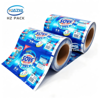 Rouleaux de films plastiques souples laminés PET de haute qualité pour emballages de sachets de lessive, de lotions et de produits alimentaires, résistants à l'humidité