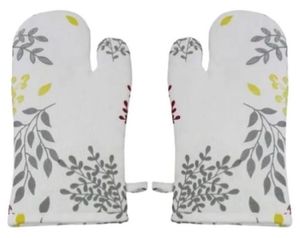 MGI THA093 Gants de four magnifiquement imprimés en coton biologique 100 %, doux, élégants, réutilisables, résistants à la chaleur, compatibles lave-vaisselle et four - Product Image 3
