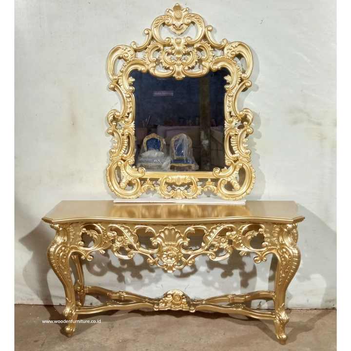 Meuble téléphone manguier et peints à la main Danaé | Maisons du Monde