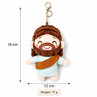 Porte-clés en peluche personnalisé 17cm, peluche courte et douce, rembourrage en coton PP, pendentif à clipser sur sac, cadeau pour enfants, en stock, prêt à être expédié