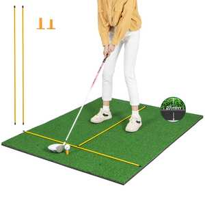 Tapis d'entraînement de golf – Tapis d'entraînement en gazon artificiel pour practice de golf en extérieur et entraînement de swing en intérieur/extérieur - Product Image 1