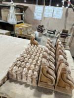 Support décoratif moderne en bois massif pour armoire de cuisine, îlot, cheminée, projets de meubles - Durable
