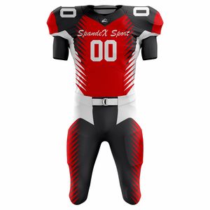 Conjunto de Jersey de Uniforme de Fútbol Americano Juvenil de Poliéster Unisex Suministro Directo de Fábrica Multi-Colorido Verano Impreso Mangas Cortas - Product Image 1