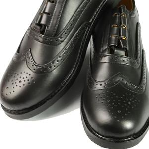 Highland Collection Scottish Kilt Chaussures 100% Cuir Marron Véritable Léger avec Semelle Plate En Caoutchouc Hiver Véritable Écologique - Product Image 6