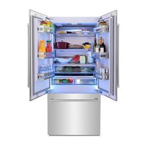 Refrigerador con Congelador Inferior Integrado de 36 Pulgadas con Puerta Francesa, Dispensador de Agua y Máquina de Hielo, 19.6 Cu. Pies Enchufe Eléctrico de Acero Inoxidable con Clavija Estadounidense - Product Image 5