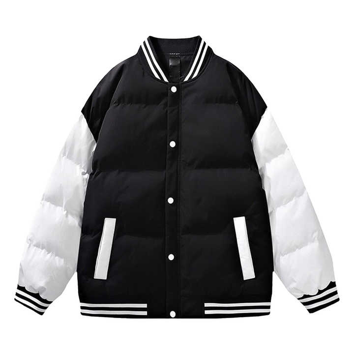 2025 Men's Varsity Puffer Jackets Down Jacket Winter Puffer Clothing Male Coat Parka Classic Autumn Warm Overcoat Jacket Men