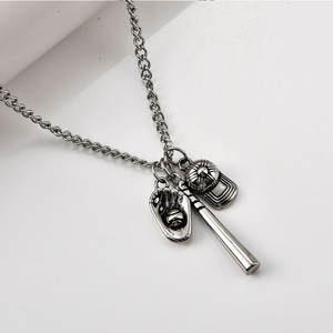 Collar de Moda Personalizado de Acero Inoxidable 316L con Baño de Oro PVD de 14K/18K, Joyería Fina, Collar de Béisbol para Hombre - Product Image 2