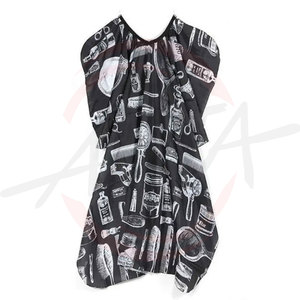 Cape personnalisée de haute qualité cape de barbier coupe de cheveux de salon de coiffure casquettes de barbier imperméables avec logo personnalisé - Product Image 1