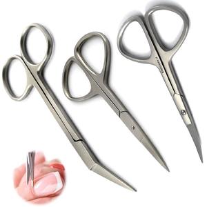 Ciseaux à cuticules professionnels Offres Spéciales pour Nail Art et retrait droit des ongles Manuel approuvé CE ISO - Product Image 2