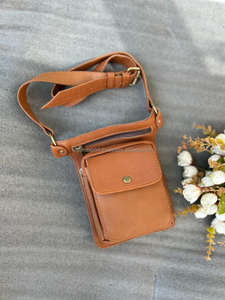 Cinturones de bolsillo de cuero con estilo, riñonera de cuero genuino, cinturón de viaje hecho a mano, colección elegante Unisex, cinturones de bolsillo a la cadera - Product Image 2