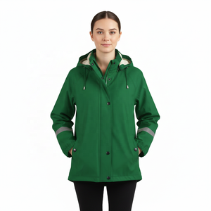 Imperméable unisexe pour véhicule électrique, en tissu Oxford, imperméable, réfléchissant, avec revêtement PVC, pour l'extérieur - Product Image 2