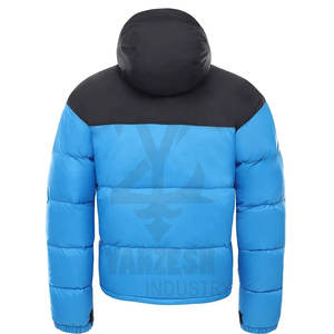 Chaqueta acolchada de alta calidad para hombre 2024, cómoda y ligera, capucha de cuero con burbujas, ropa de calle personalizable, OEM de invierno - Product Image 4