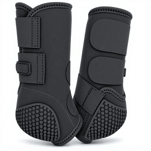 Botas Euro Cavall Premium Charcoal para Caballos, Botas Cómodas para Medicina Deportiva Equina 2026 - Product Image 1