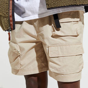 Short cargo élastique de marque OEM pour hommes, short cargo d'été décontracté à 6 poches avec cordon de serrage, respirant - Product Image 5