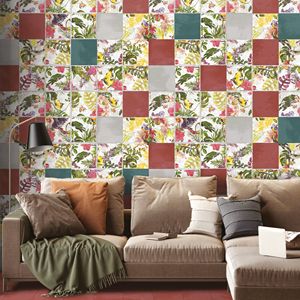 Carreaux de céramique mats modernes 200x200mm pour isolation thermique, utilisation murale intérieure : hôpital, atelier, cuisine, hôtel, villa, ferme - Product Image 6