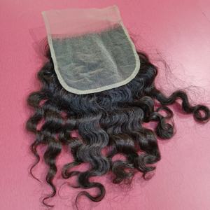 Cabello crudo Thin HD Cierre frontal de encaje Proveedor frontal de encaje suizo Transparente Venta al por mayor 4x4 13x4 13x6 Tamaños de encaje - Product Image 4