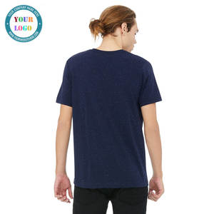 T-shirt en coton uni pour homme, été, fitness, col rond, manches courtes, coupe ajustée, t-shirt de musculation, t-shirt d'entraînement - Product Image 6