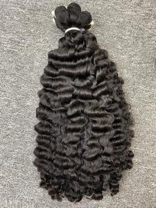 ผมดิบแบบลอนคุณภาพดีที่สุดจากกัมพูชาและเวียดนาม ผมดิบธรรมชาติแบบลอนคุณภาพสูงสุดจากอินเดีย - Product Image 5