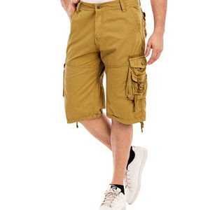 Pantalones cortos Cargo para hombre de color sólido 2025 con logotipo personalizado impreso, precio al por mayor, nuevos pantalones cortos Cargo de venta en Pakistán, diseño con servicio OEM - Product Image 3