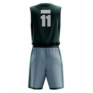 ชุดบาสเก็ตบอลสั่งทำยอดนิยม แขนสั้น น้ำหนักเบา ระบายอากาศได้ดี สำหรับทีม มีไซส์พลัส ราคาประหยัด - Product Image 2