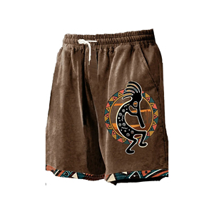 Bañador personalizado sublimación para hombre, trajes de baño divertidos de secado rápido con cierre de cordón, pantalones cortos de carga informales estilo - Product Image 1