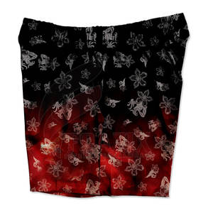 Shorts en maille décontractés personnalisés avec logo, impression par sublimation, séchage rapide, respirants, taille élastique pour hommes - Product Image 4