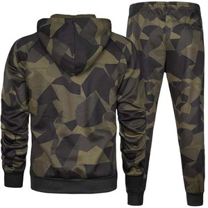 100% coton vêtements de sport entraînement et Jogging vêtements thermique 2 pièces pantalons de survêtement survêtement ensembles hiver polaire vêtements homme costumes 2024 - Product Image 3