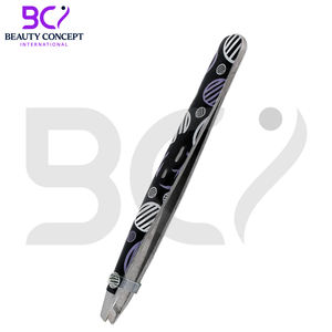 Pinzas de Cejas Clásicas Duraderas de Acero Inoxidable de Alta Precisión con Punta Inclinada, Herramientas de Maquillaje de Belleza, Último Modelo, Más Vendidas - Product Image 5