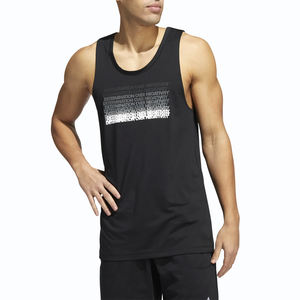 Camiseta sin mangas de algodón de secado rápido para hombre al por mayor - Product Image 1