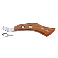 Ensemble de couteaux à boucle pour maréchal-ferrant en bois ergonomique en gros, petites, moyennes et grandes boucles, couteaux à sabots, nouveaux couteaux à boucle pour maréchal-ferrant