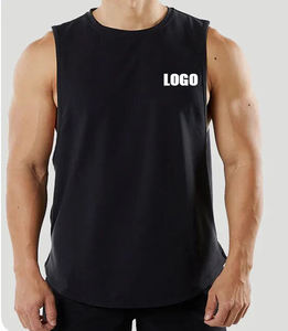 Camiseta Deportiva de Algodón con Logotipo Personalizado al por Mayor, Camiseta sin Mangas para Correr, Ropa Deportiva, Camiseta de Gimnasio para Hombre - Product Image 6