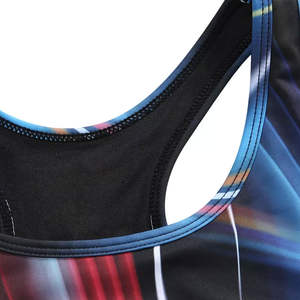 Haute qualité femmes sport soutien-gorge entraînement Gym haut court couleur unie soutien-gorge u-cou sans fil confortable sans couture soutien-gorge pour Yoga Fitness - Product Image 5