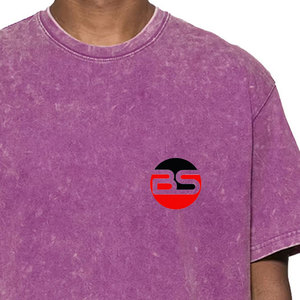 T-shirt ample imprimé respirant style streetwear délavé à l'acide pour homme – Vente chaude – 100 % coton léger – T-shirts délavés à l'acide pour homme - Product Image 5